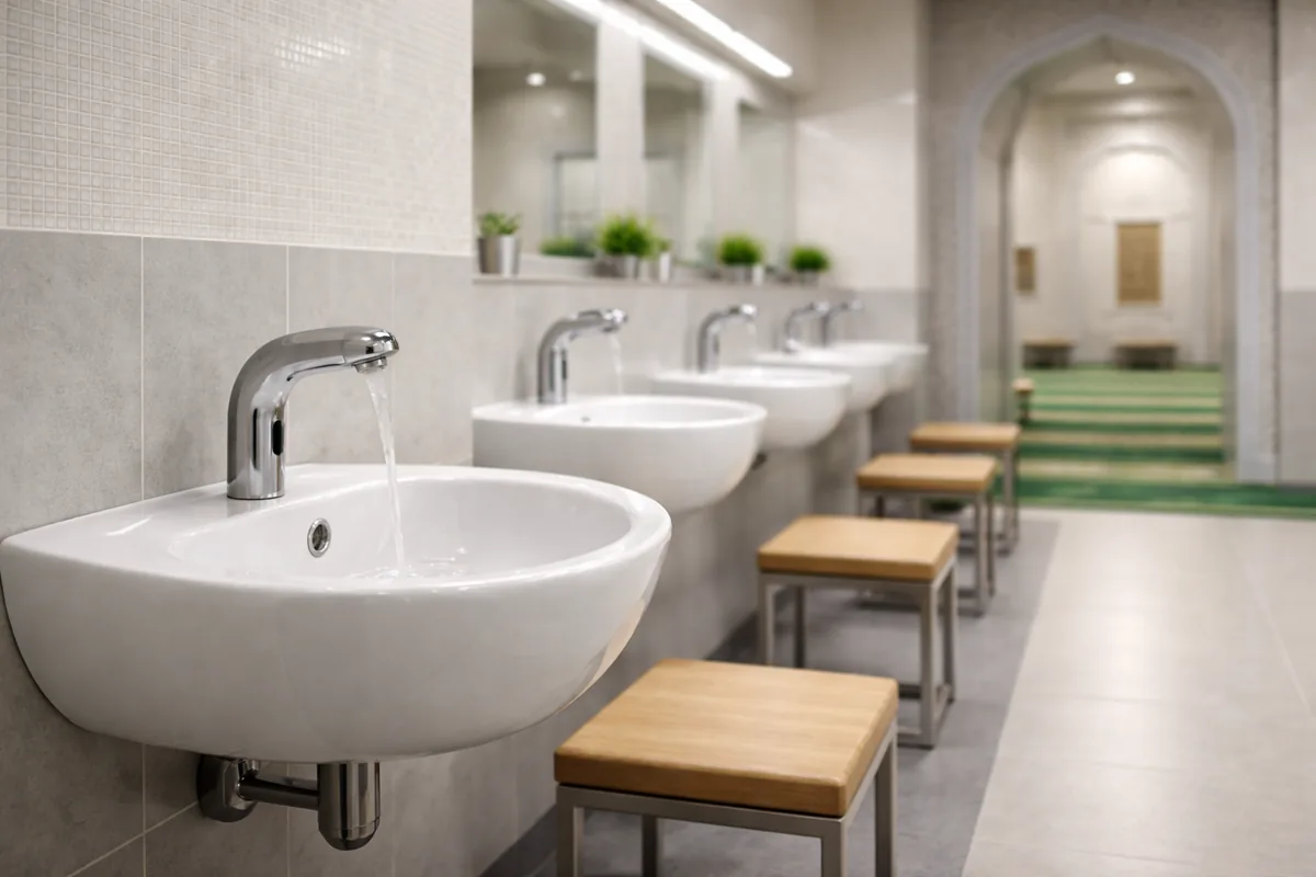 Comment choisir un lavabo d'ablutions en céramique antibactérienne pour mosquée