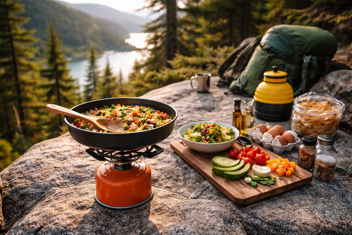 Comment cuisiner des plats nutritifs en pleine nature lors d'une randonnée