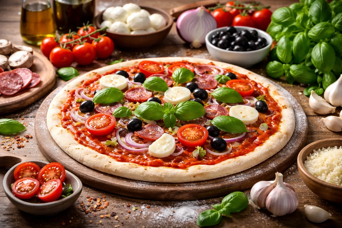 Comment réussir la garniture de sa pizza maison avec des ingrédients frais
